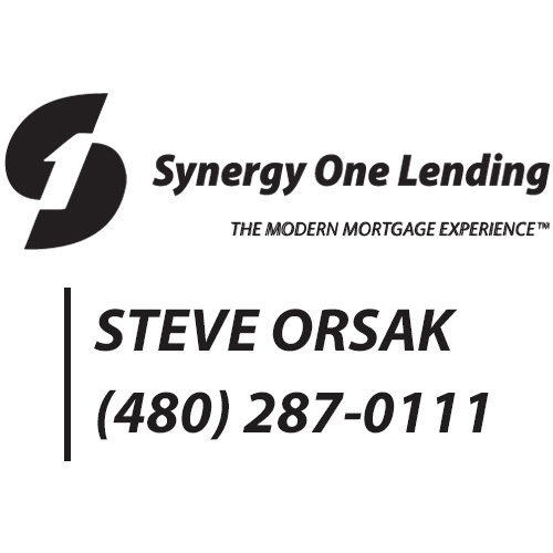 Synergy One Lending Steve Orsak, 480-287-0111