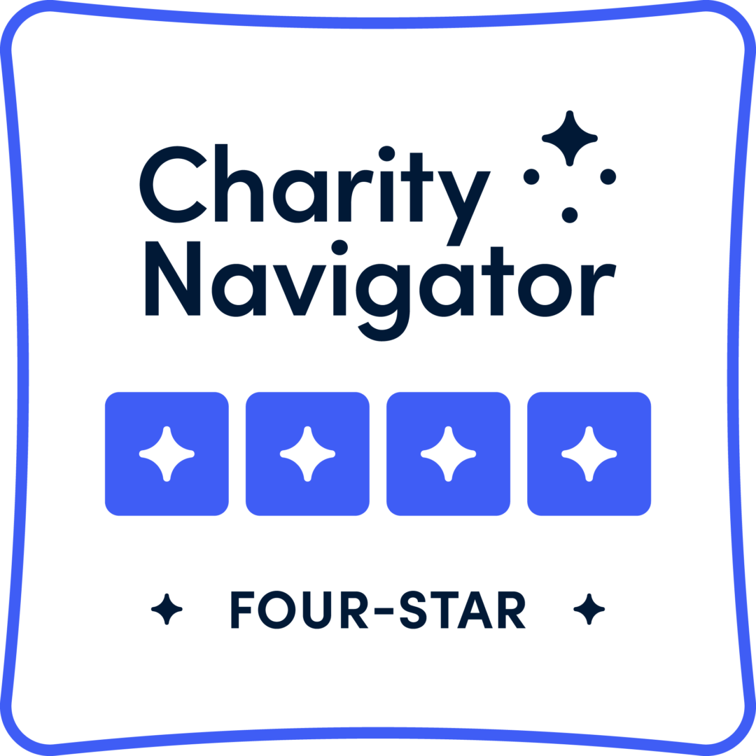 Charity Navigator 4-Star Rating Badge.